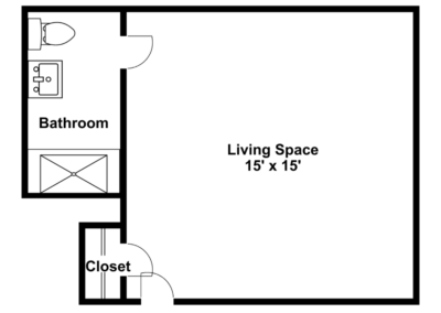 Floor Plan - Large Studio
